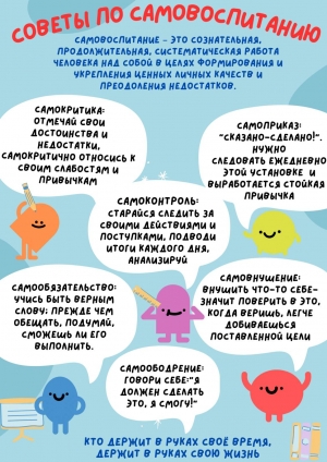 Советы по самовоспитанию